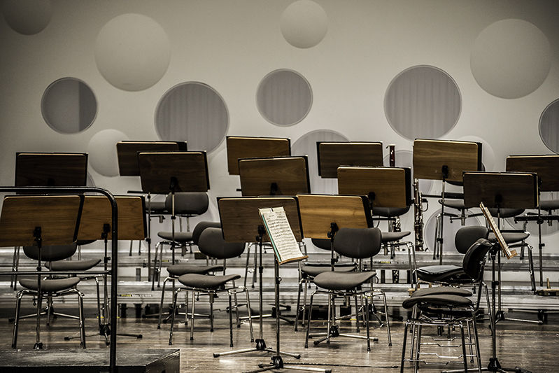 Leere Bühne, Orchester/Foto: Marcus Lieder