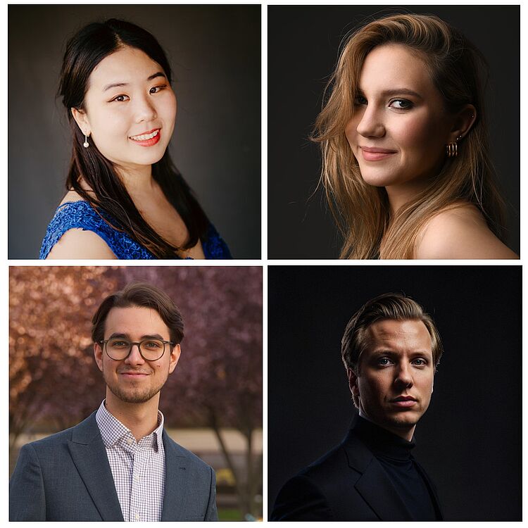 Kurumi Sueyoshi (l.), Alicja Bany (r.), Philipp Rauh (l.), Alexander Rampp (r.)/Fotos: privat