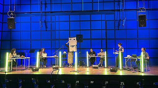 Hybrid Music Lab beim Festival "next_generation X"/Foto: Zentrum für Kunst und Medien Karlsruhe