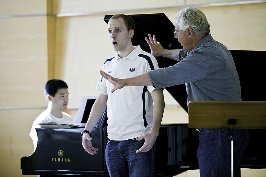 Gesangskurs bei Prof. Olaf Bär/Foto: Ronny Waleska