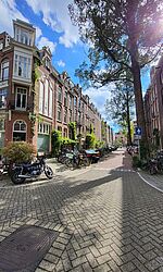 Strasse in Amsterdam Oud West /Foto: Rosanna Mesch