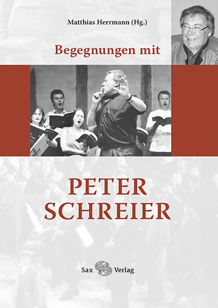 Cover Buch Peter Schreier/Foto: Sax-Verlag