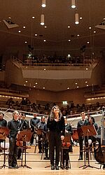 Sitali Dewan dirigiert Prokofjew im Kammermusiksaal der Berliner Philharmonie/Foto: privat