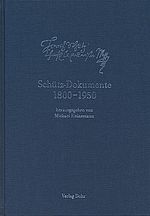 Heinemann: Schütz-Dokumente 1800-1950, Band 6 (Cover)/Foto: Dohr Verlag
