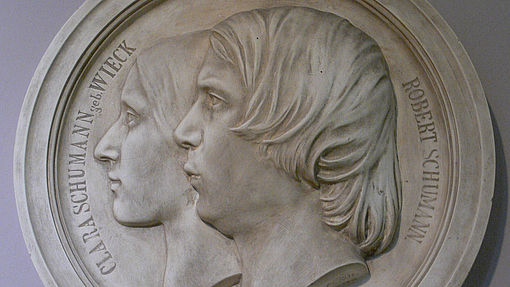 Clara und Robert Schumann Relief MIM