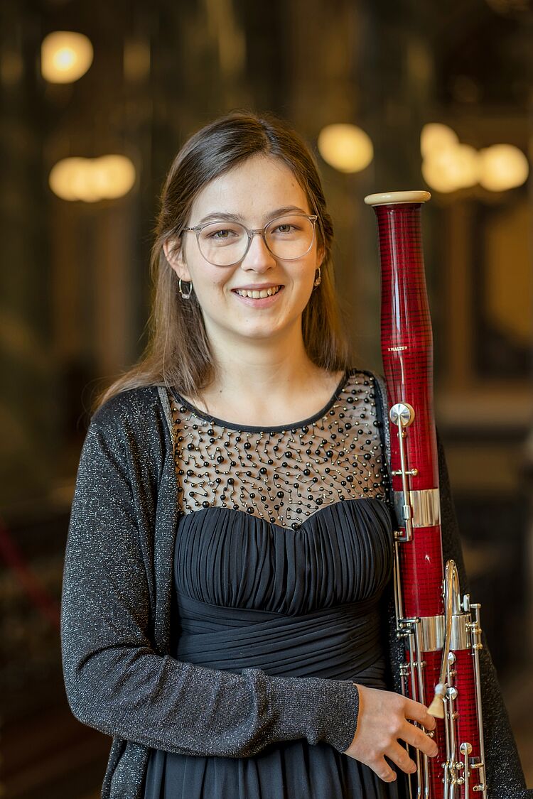 Hannah-Katharina Philipp/Foto: privat Hannah-Katharina Philipp mit Fagott, to the current article