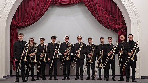 Gruppenbild der Posaunenklasse