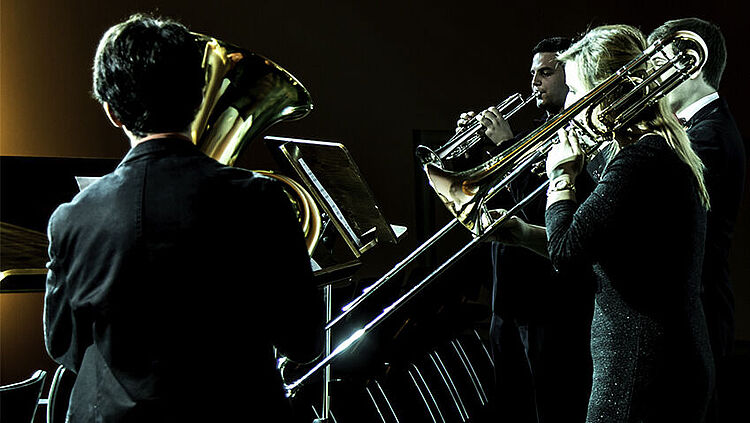 Blechbläser im Konzert/Foto: Marcus Lieder