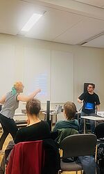 Workshop mit Toni Linke zum Thema „Rough Vocal Effects"/Foto: privat
