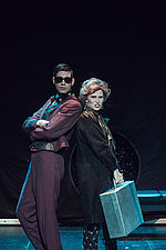 Galoschenoper 2022 B: Jeremias (Alwin Beck), Lady Eliza (Anna Großhäuser)/Foto: Marlene Lorenz