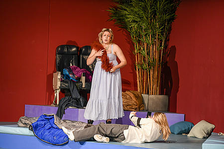 Alcina: Paulina Bielarczyk, Ruggiero: Anna Grycan/Foto: Sebastian Hoppe