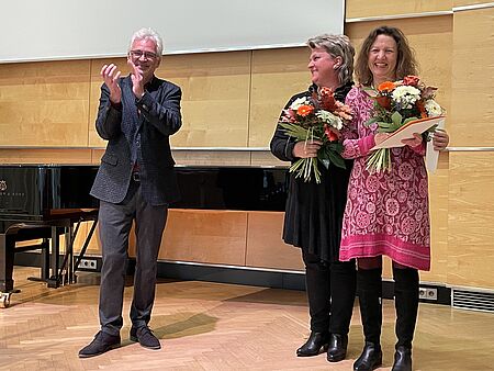 Außerplanmäßige Professuren an Natalia Petrowski (l.) und Anja Greve/Foto:  Stefanie Pilz