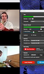 Projekt OnMudiH: Videostandbild Bach mit FarPlay anonymisiert/Foto:privat
