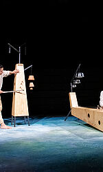 theather junge generation: Ensemble "Sternenwanderung"/ Foto: tjg.