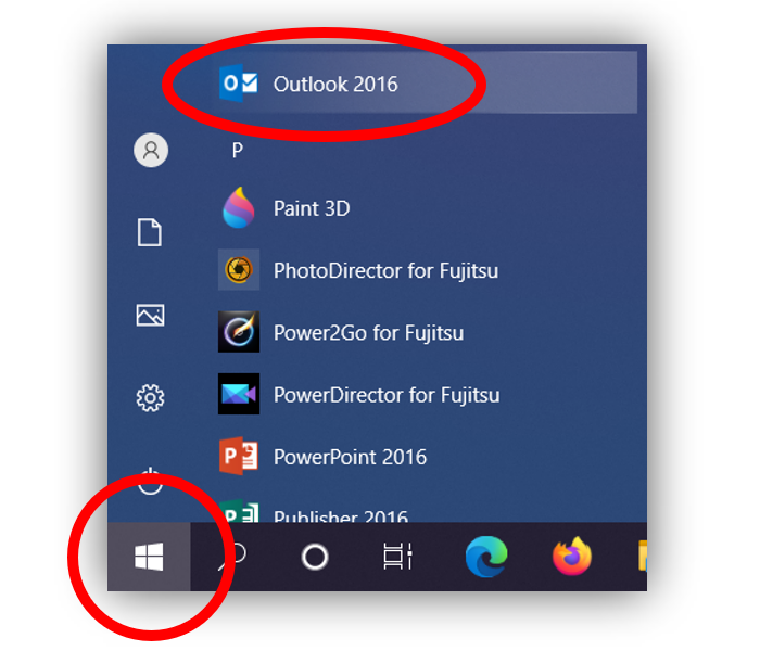 1.7 - Starten Sie Outlook neu z.B. links unten mit Start/Programme/Outlook