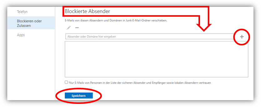 1.2.8 (2) - Konten / Blockieren oder Zulassen