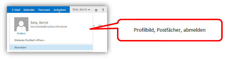 1.2 (2) - Rechter Bereich des Browserfensters