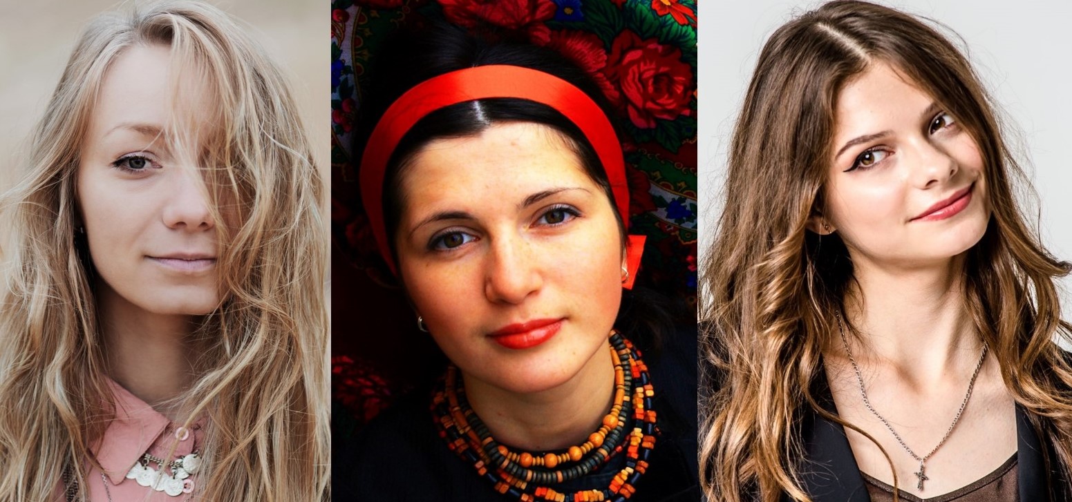 Viktoria Leléka / Foto: Dovile Sermokas, Olga Kovalevska / Foto: Okovalevska, Kateryna Kravchenko / Foto: Marina Bandelyuk Viktoria Leléka / Foto: Dovile Sermokas, Olga Kovalevska / Foto: Okovalevska, Kateryna Kravchenko / Foto: Marina Bandelyuk