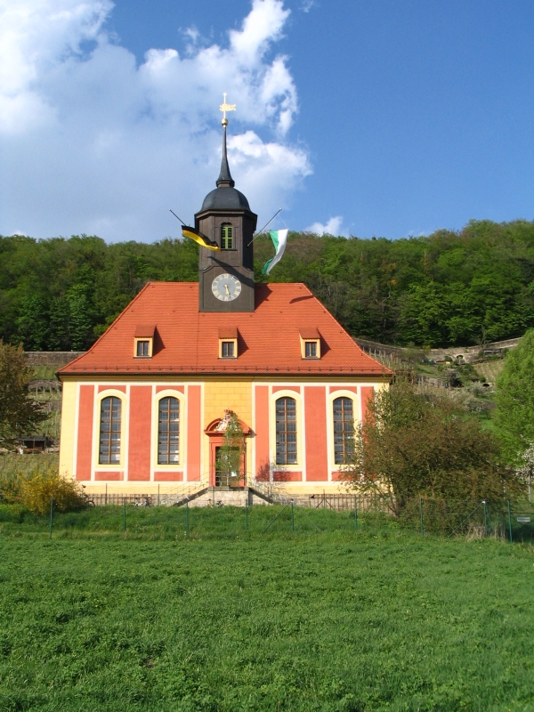 Weinbergkirche außen / Foto: Interessengemeinschaft Weinbergkirche Pillnitz e.V.